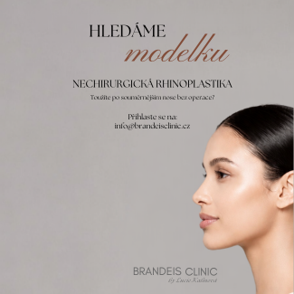 Hledáme modelku na nechirurgickou rhinoplastiku